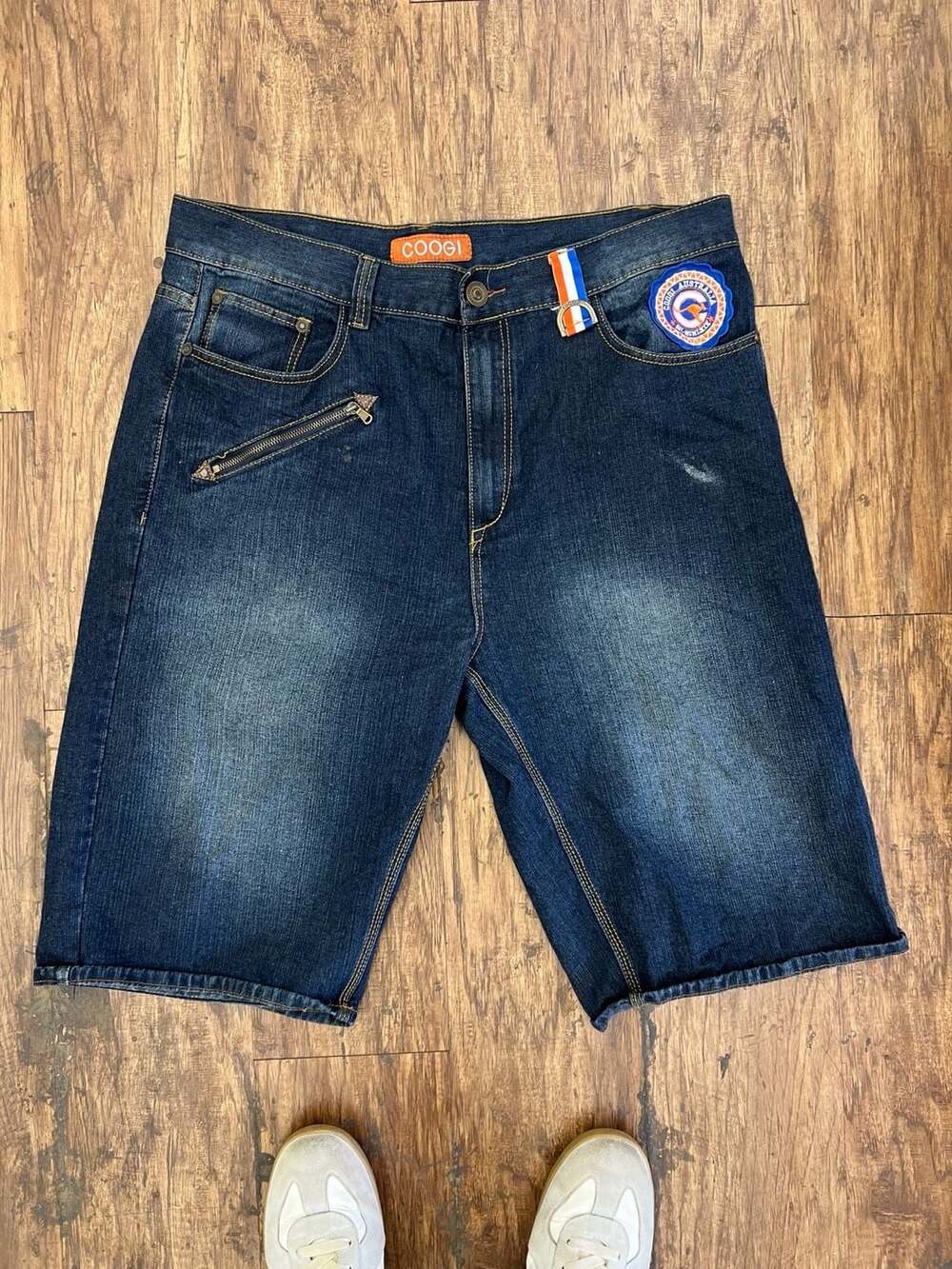 Vintage Coogi Australia Dark Wash Denim Jean Shorts